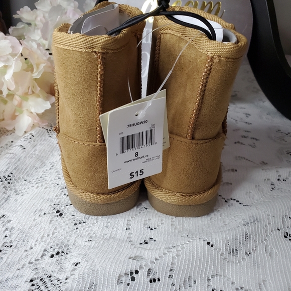 George Toddler Girls' Hug Boots - Tan sz 8 - Picture 4 of 4